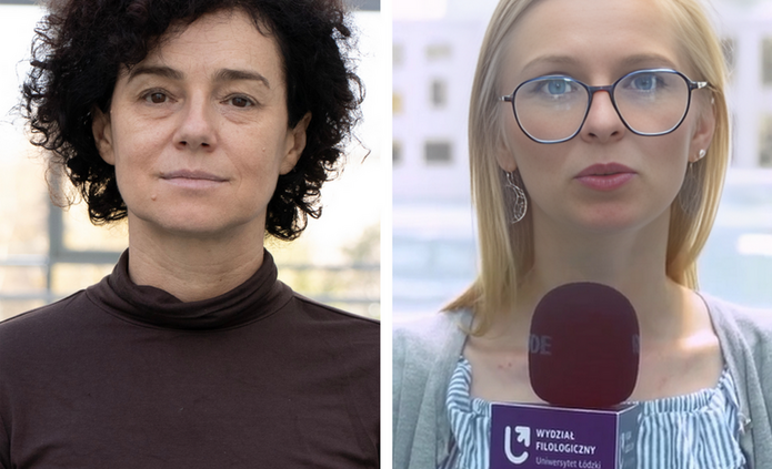 Wspólne zdjęcie prof. Kłosińskiej-Nachin i dr Galant