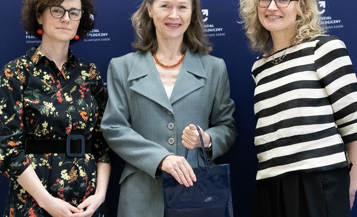 Ambasadorka Argentyny z przedstawicielami Wydziału